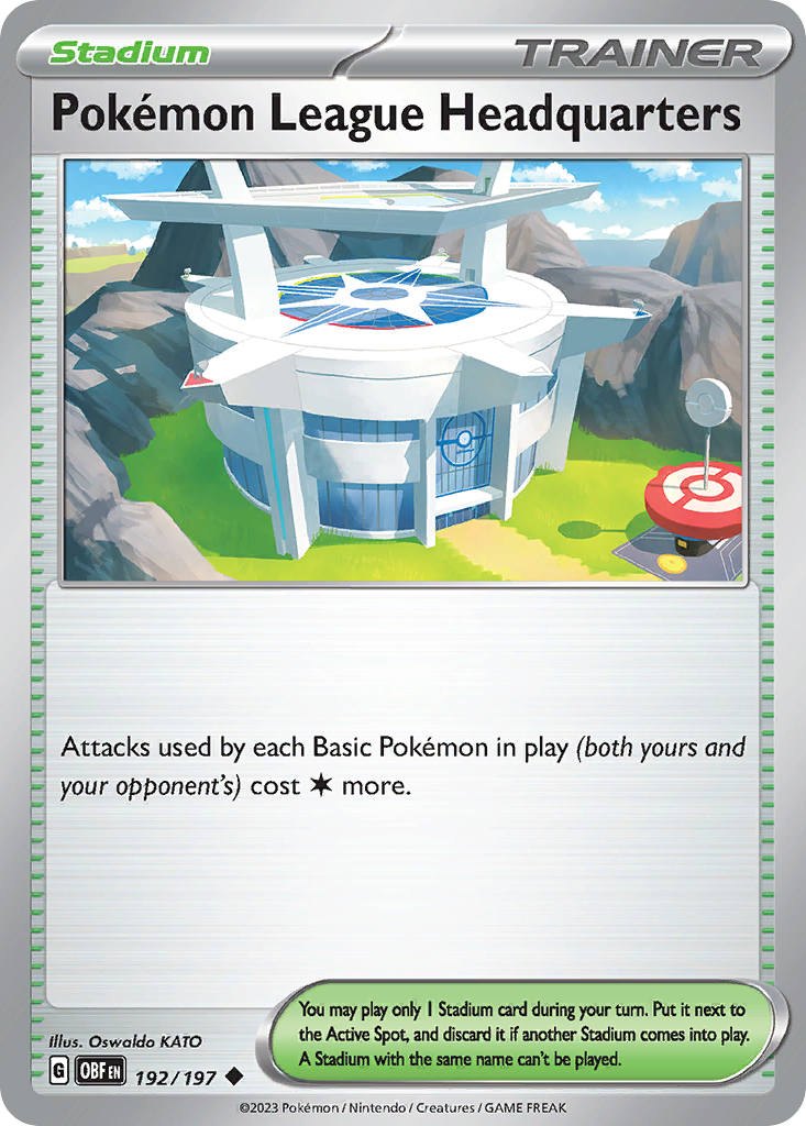 Pokémon League Headquarters – Obsidian Flames