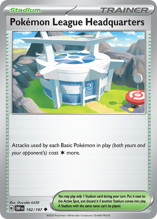 Pokémon League Headquarters – Obsidian Flames