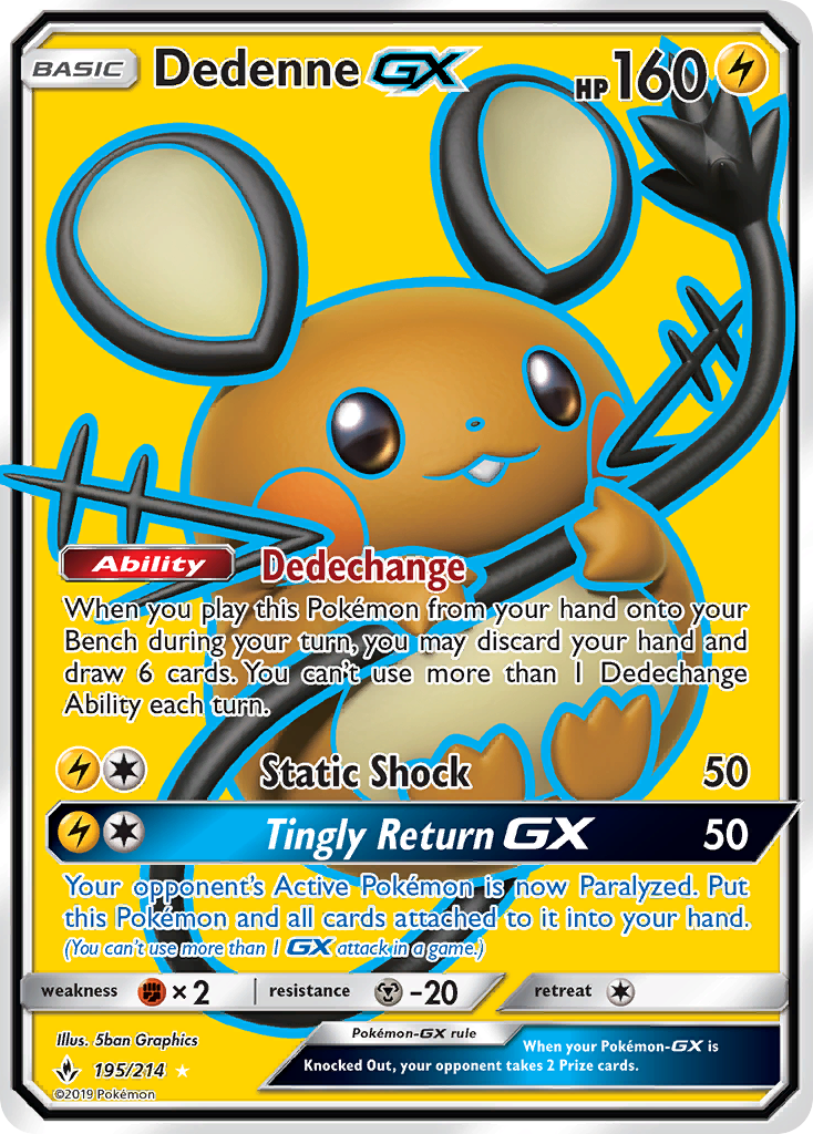 Dedenne-GX – Unbroken Bonds