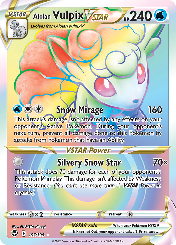 Alolan Vulpix VSTAR – Silver Tempest