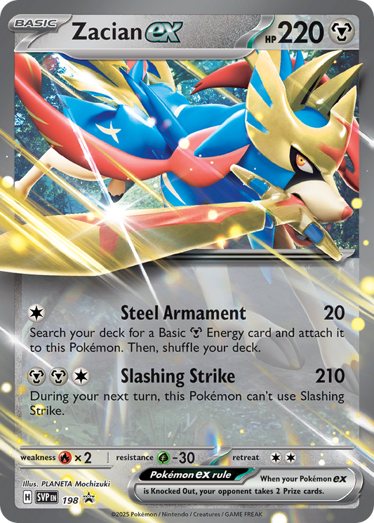 Zacian ex – Scarlet & Violet Black Star Promos