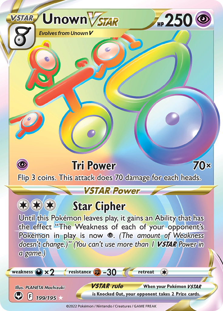 Unown VSTAR – Silver Tempest
