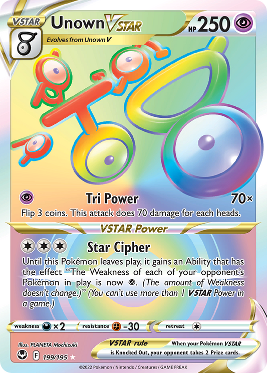 Unown VSTAR – Silver Tempest