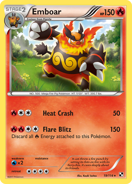 Emboar – Black & White