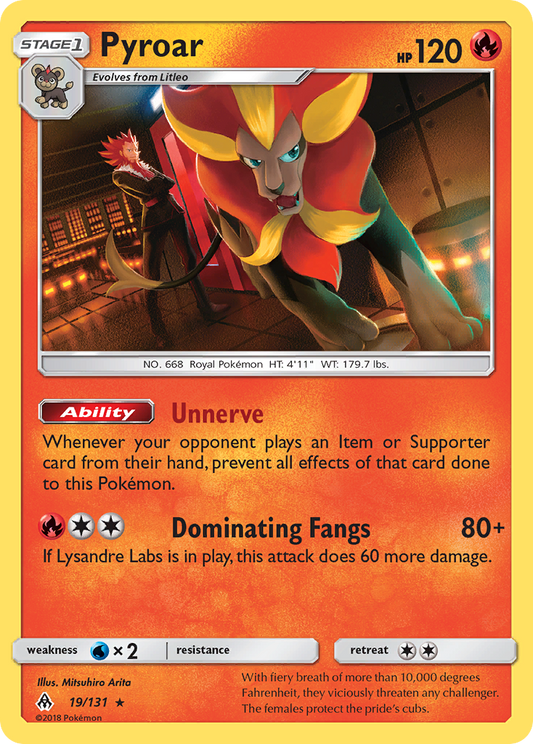 Pyroar – Forbidden Light