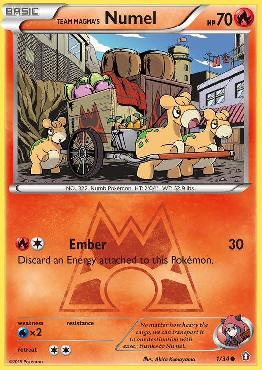 Team Magma's Numel – Double Crisis