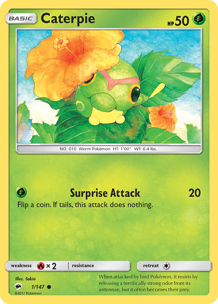 Caterpie – Burning Shadows