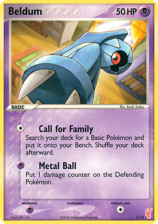 Beldum – EX Trainer Kit 2 Plusle