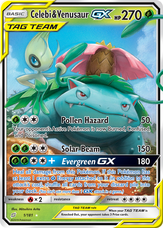 Celebi & Venusaur-GX – Team Up