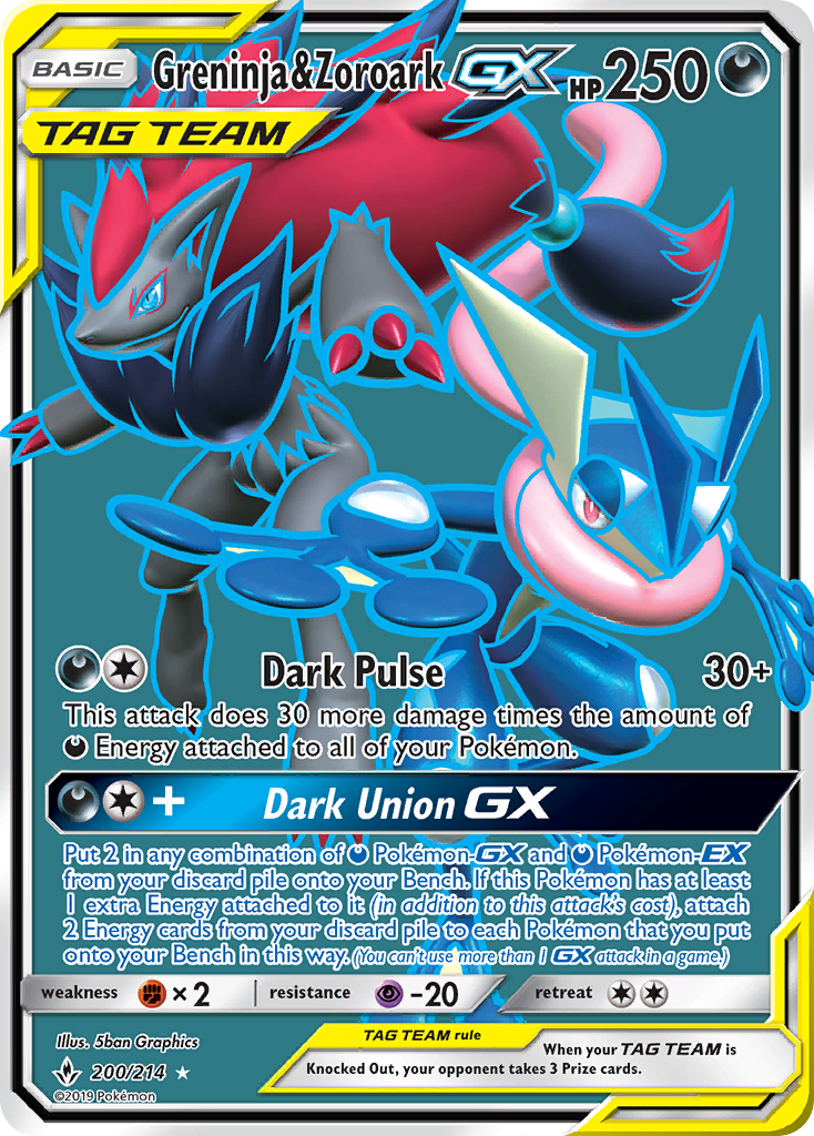 Greninja & Zoroark-GX – Unbroken Bonds