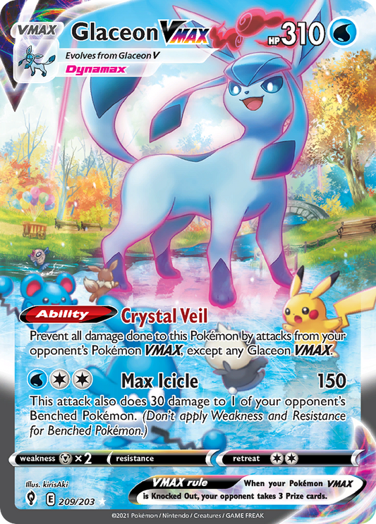 Glaceon VMAX – Evolving Skies