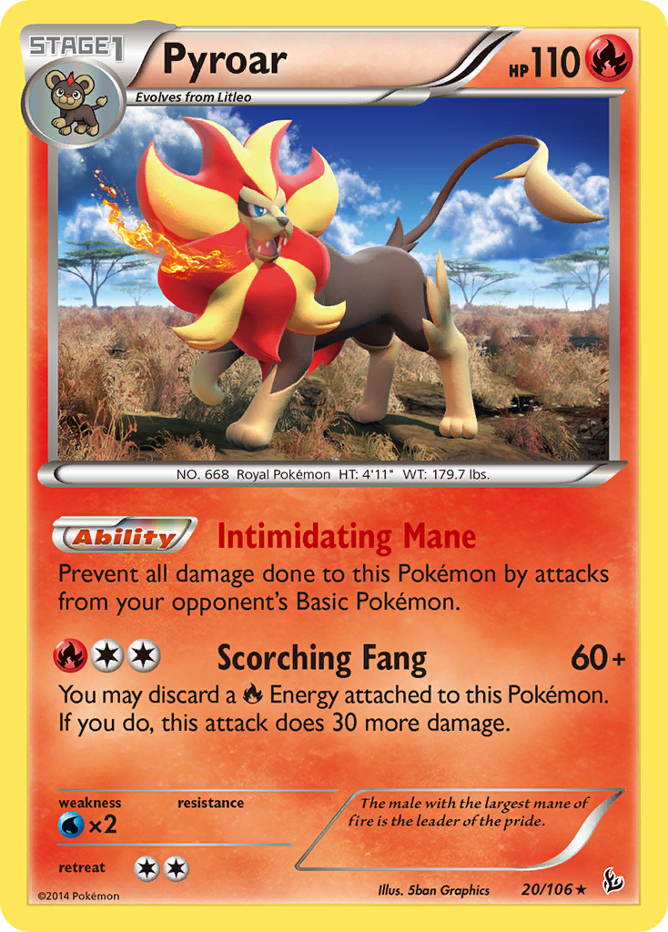 Pyroar – Flashfire