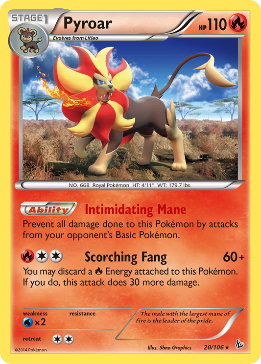 Pyroar – Flashfire