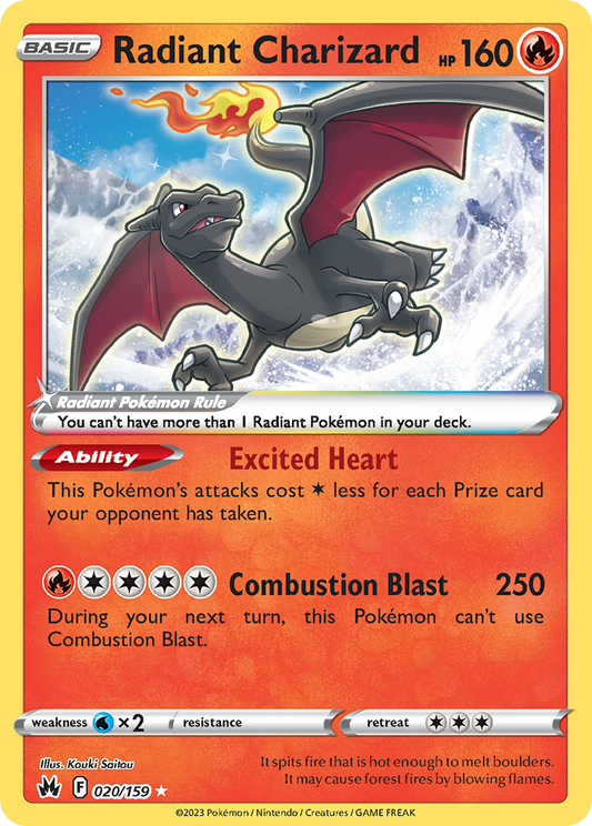 Radiant Charizard – Crown Zenith
