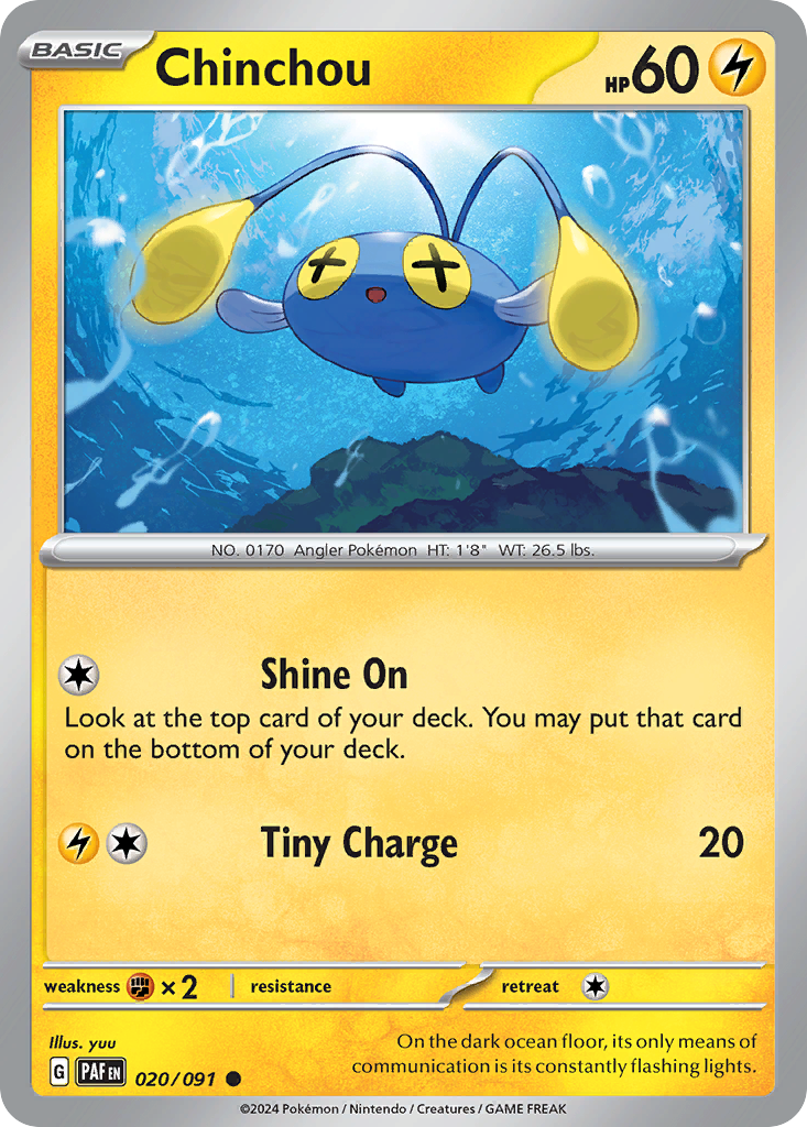 Chinchou – Paldean Fates