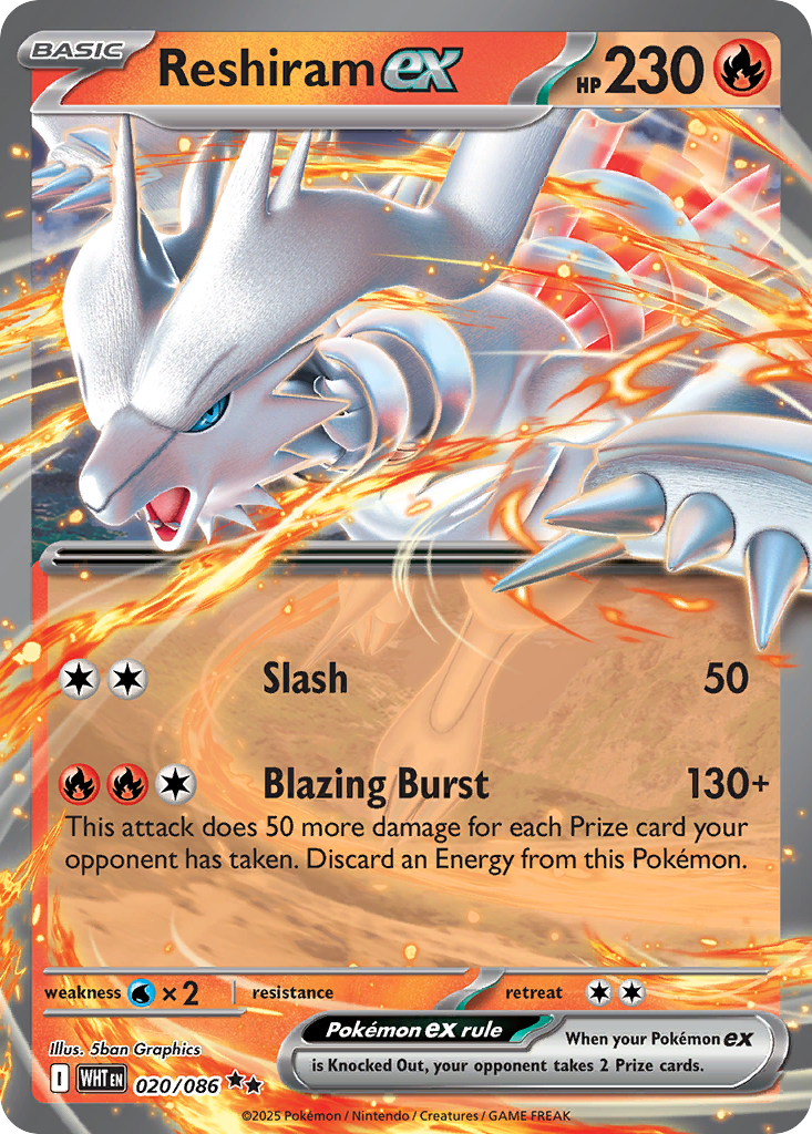 Reshiram ex – White Flare