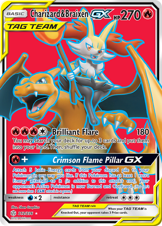 Charizard & Braixen-GX – Cosmic Eclipse