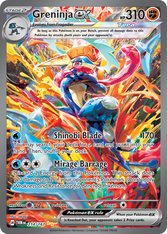 Greninja ex – Twilight Masquerade