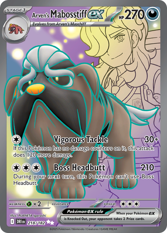 Arven's Mabosstiff ex – Destined Rivals