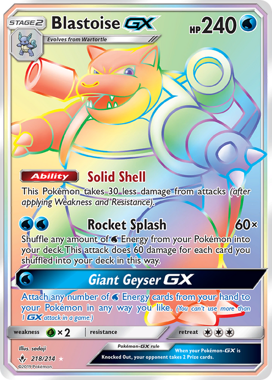 Blastoise-GX – Unbroken Bonds