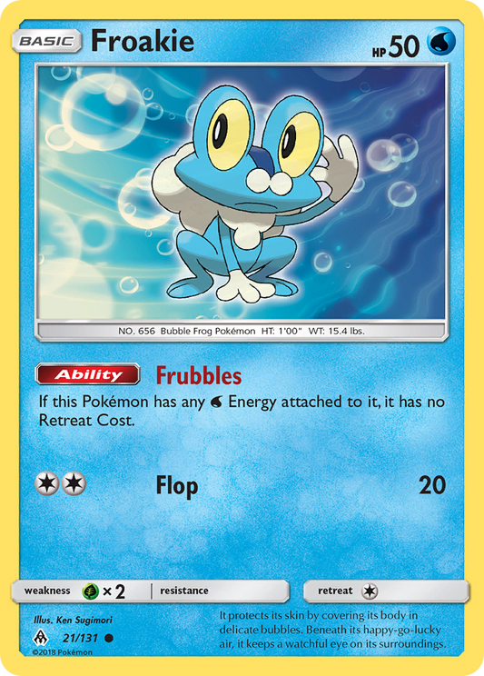 Froakie – Forbidden Light