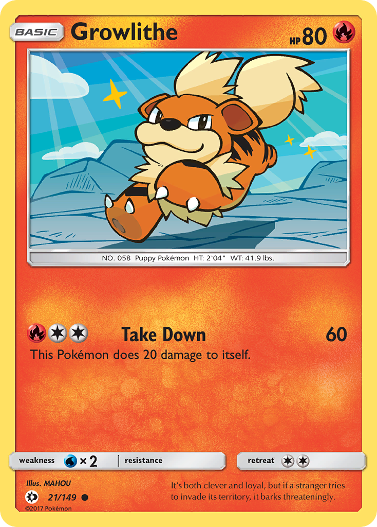 Growlithe – Sun & Moon