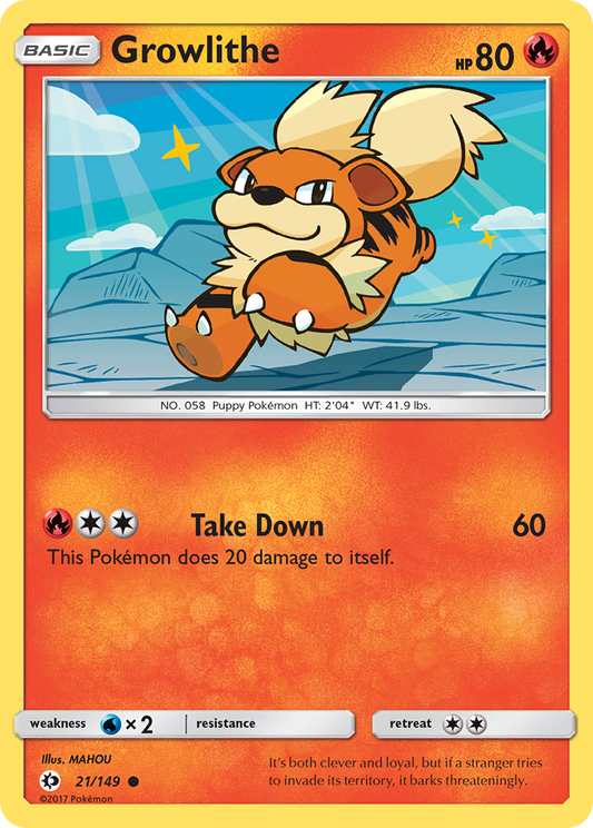 Growlithe – Sun & Moon