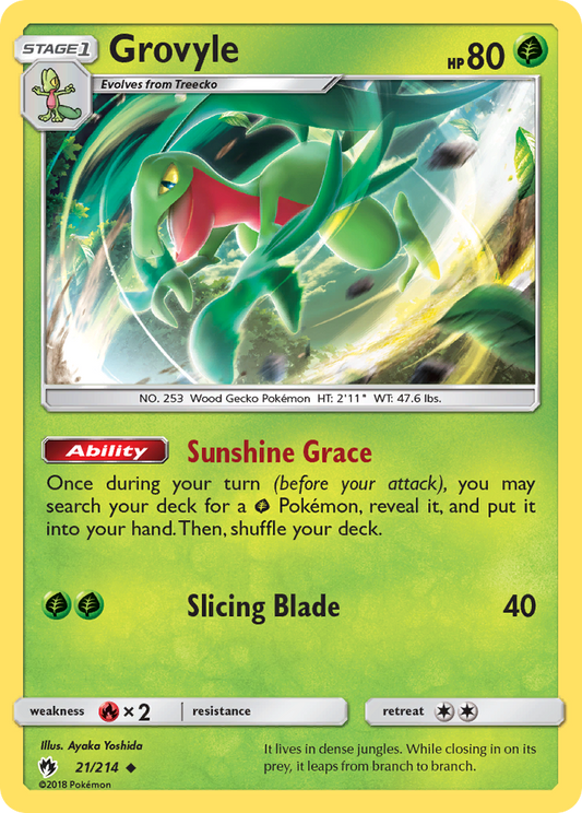 Grovyle – Lost Thunder