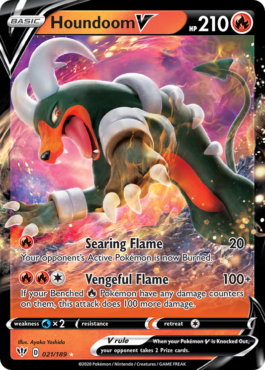Houndoom V – Darkness Ablaze