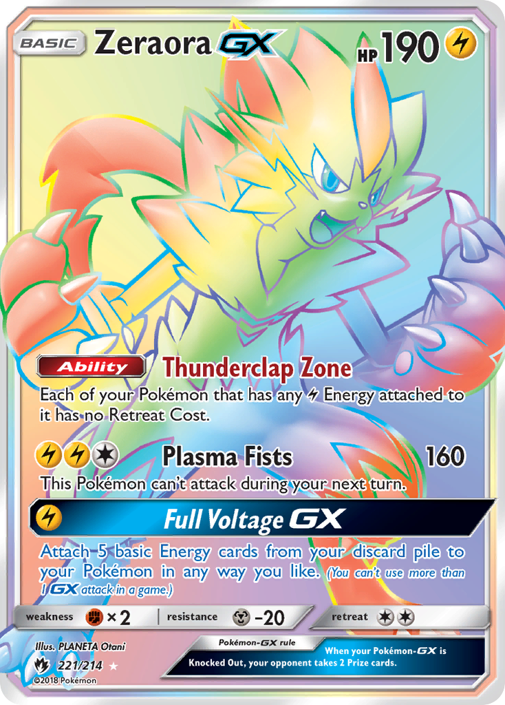 Zeraora-GX – Lost Thunder