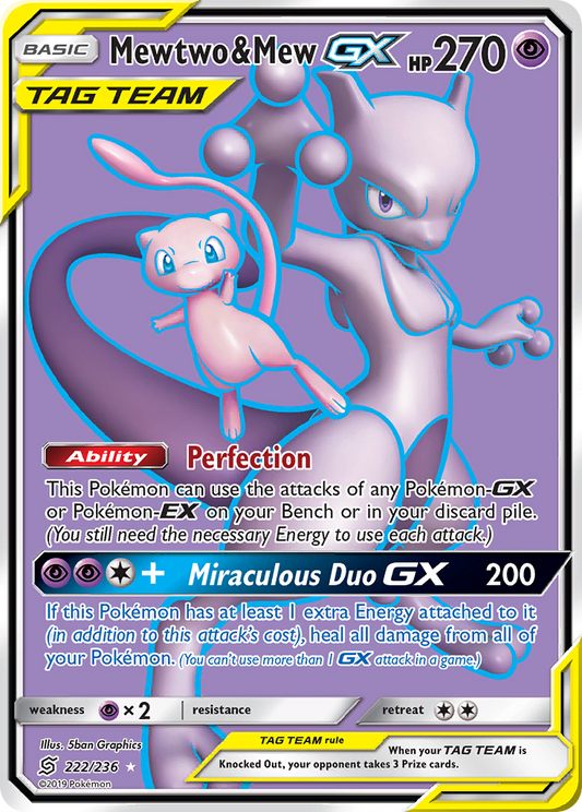 Mewtwo & Mew-GX – Unified Minds