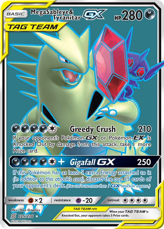 Mega Sableye & Tyranitar-GX – Unified Minds