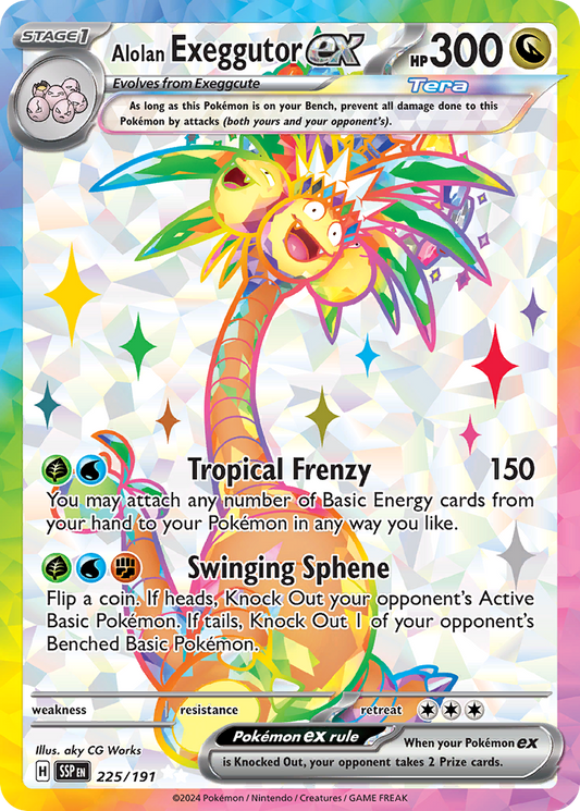 Alolan Exeggutor ex – Surging Sparks
