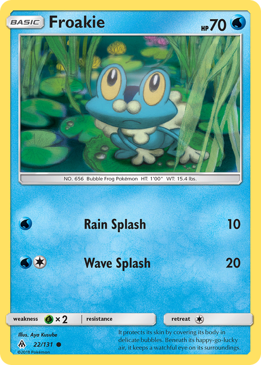Froakie – Forbidden Light