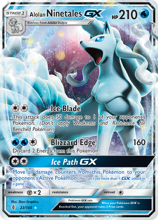 Alolan Ninetales-GX – Guardians Rising