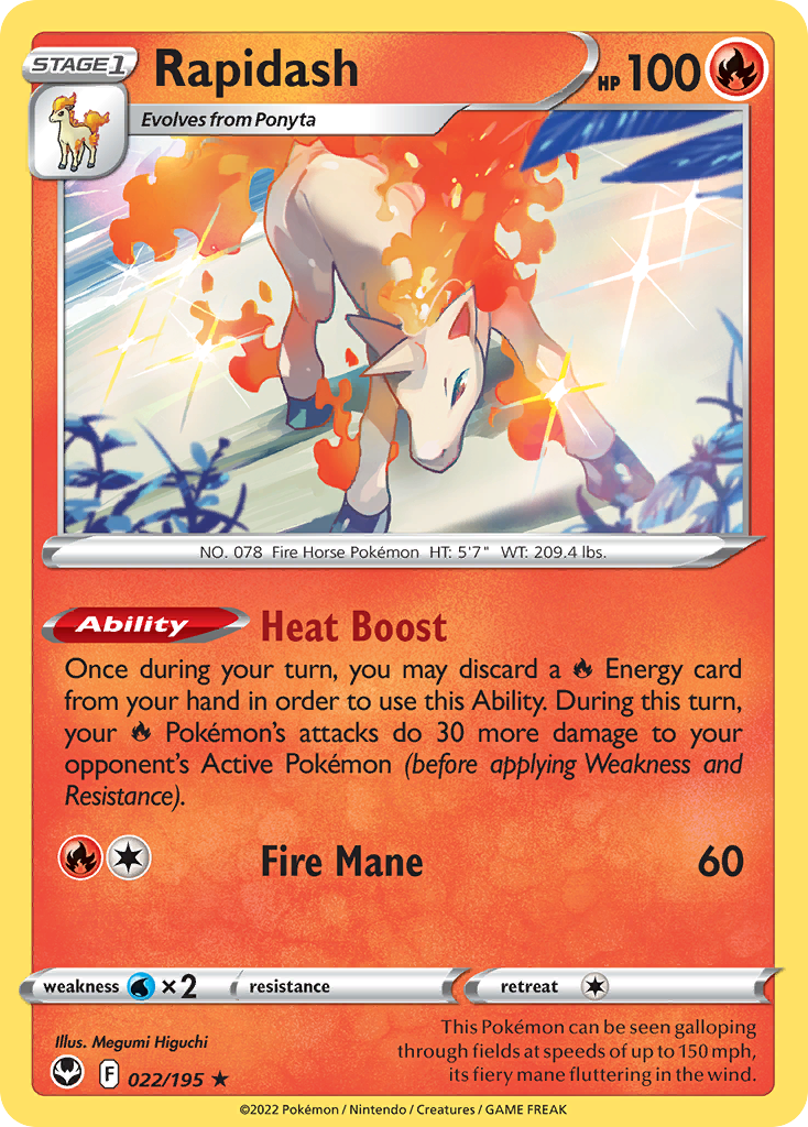 Rapidash – Silver Tempest