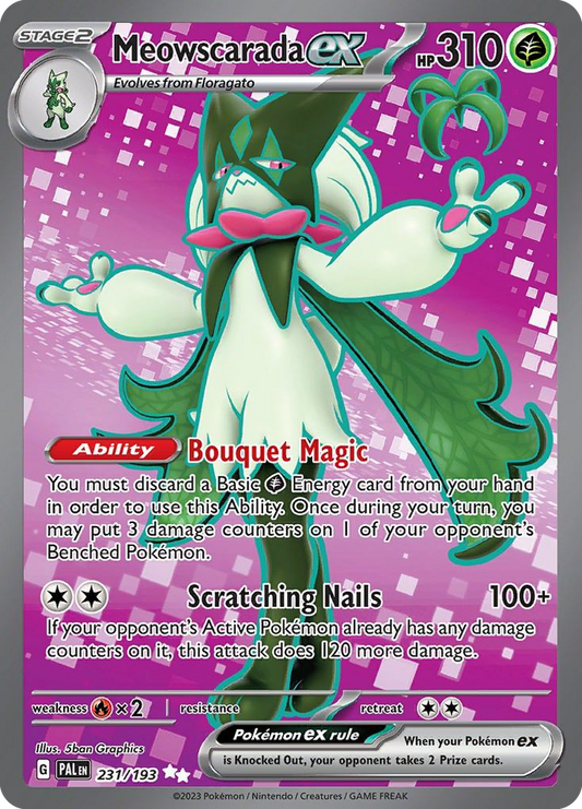 Meowscarada ex – Paldea Evolved