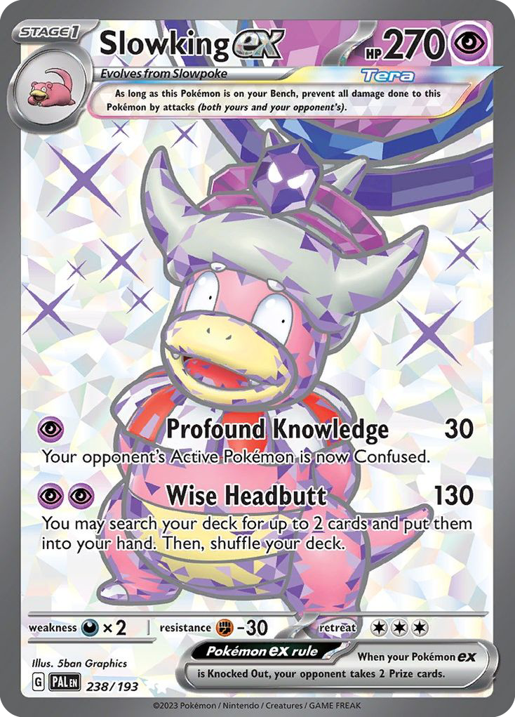 Slowking ex – Paldea Evolved