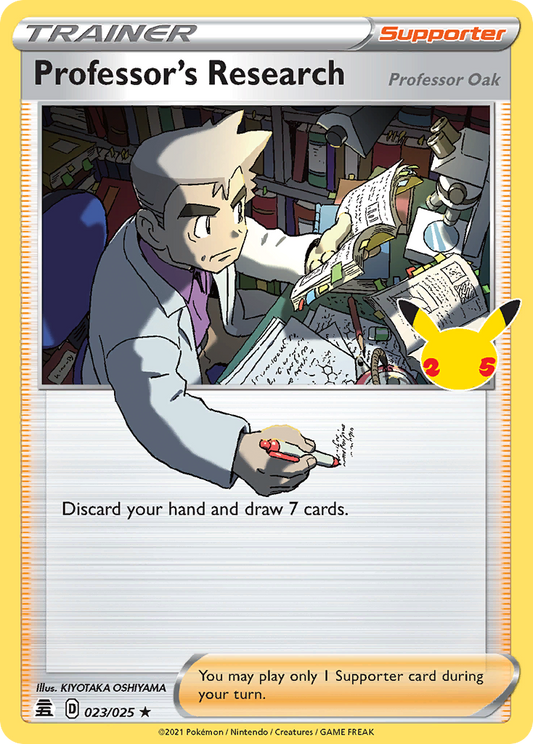 Professor's Research (Professor Oak) – Celebrations