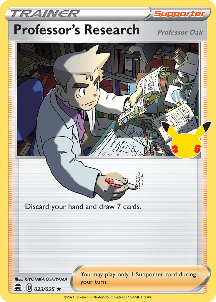 Professor's Research (Professor Oak) – Celebrations