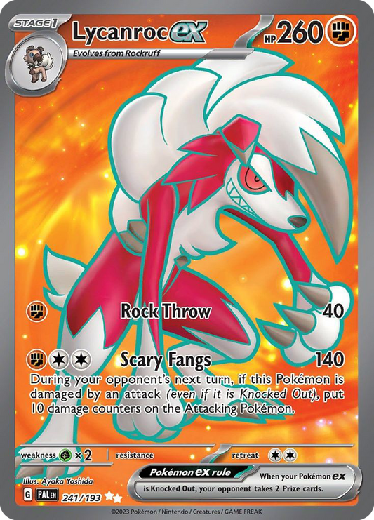 Lycanroc ex – Paldea Evolved