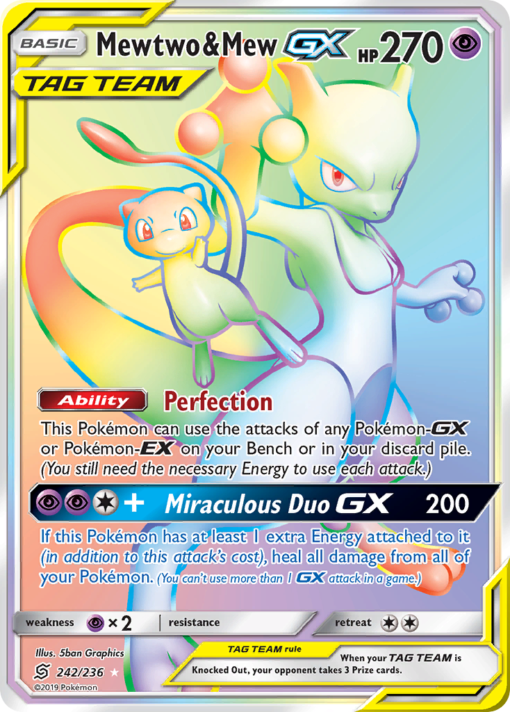Mewtwo & Mew-GX – Unified Minds