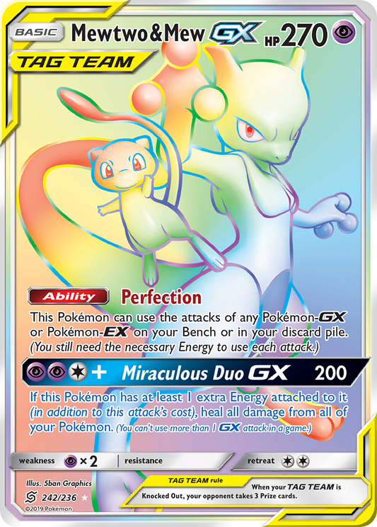 Mewtwo & Mew-GX – Unified Minds
