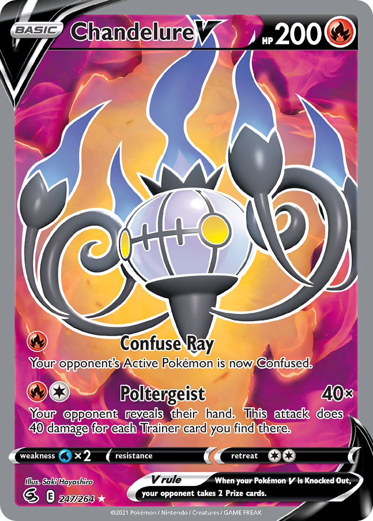Chandelure V – Fusion Strike