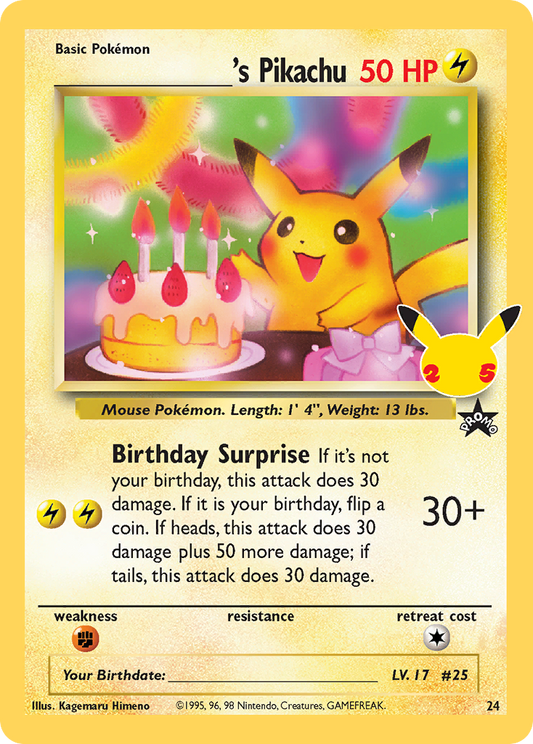 _____'s Pikachu – Celebrations: Classic Collection