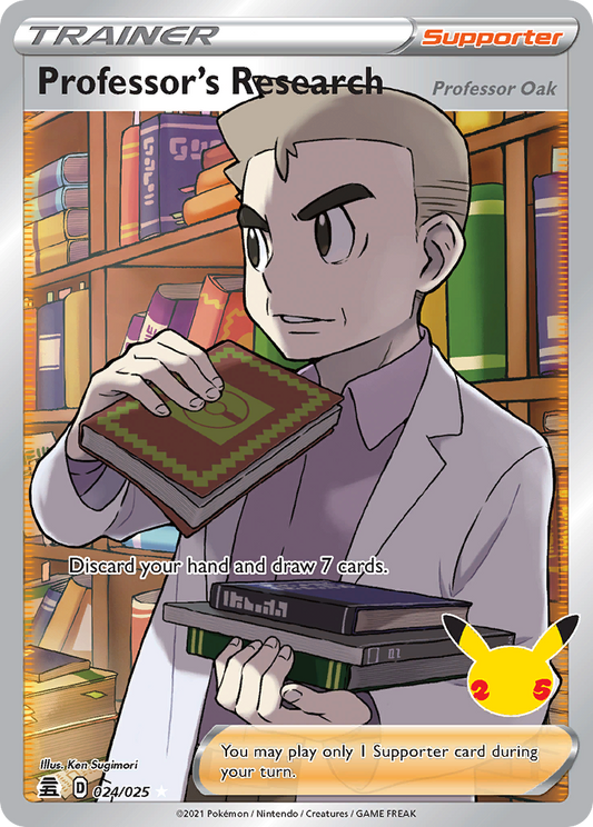 Professor's Research (Professor Oak) – Celebrations