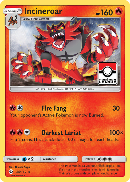 Incineroar – Sun & Moon