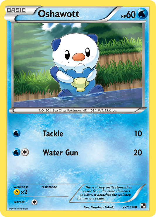 Oshawott – Black & White