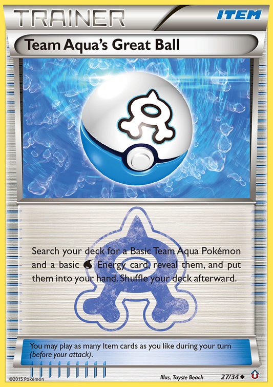 Team Aqua's Great Ball – Double Crisis