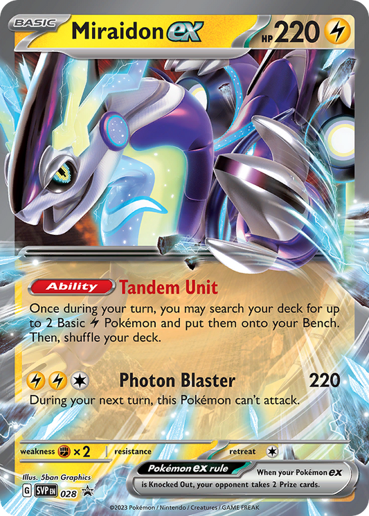 Miraidon ex – Scarlet & Violet Black Star Promos